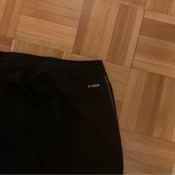 Adidas Boys/Unisex Black Track Pants - Picture 4 of 8